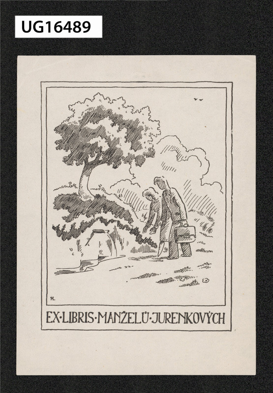 Ex libris manželů Jurkenkových