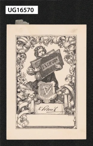 Ex libris K. Pětník