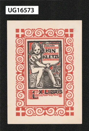 Ex libris inženýr Jan Kletzl
