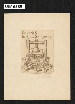 Ex libris Alois Sedlecký