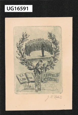 Ex libris leopold Čížek