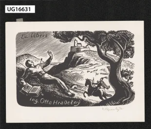 Ex libris ing. Ota Hradečný