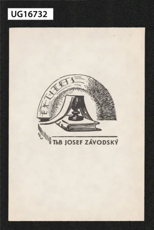 Exlibris ThB Josef Závodský