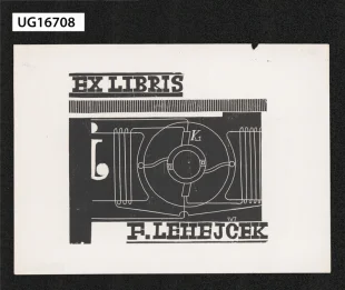 Ex libris F. Lehejček