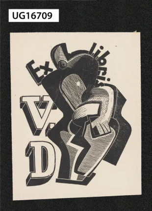 Ex libris V. D. (Diviš)