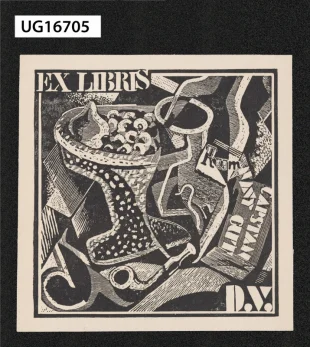 Ex libris D. V. (Diviš)