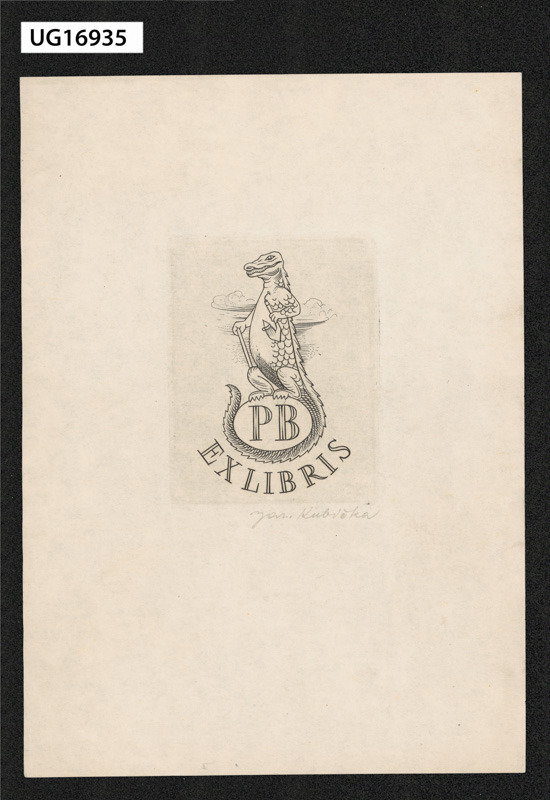 Ex libris PB (P. Bezruč)