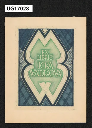 Ex libris Ička Waldesová
