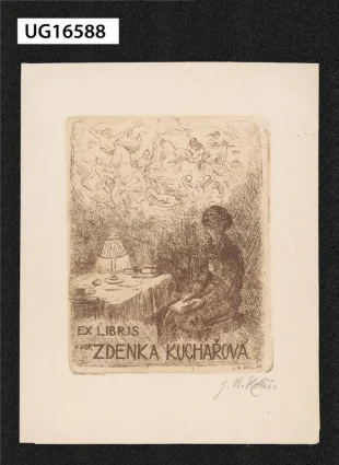 Ex libris prof. Zdenka Kuchařová