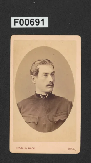 kabinetní portrétní vizitková fotografie