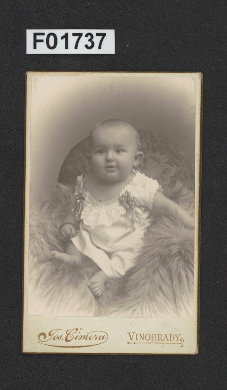 kabinetní portrétní vizitková fotografie