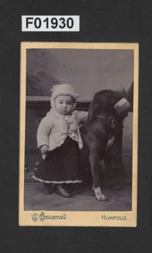 kabinetní portrétní vizitková fotografie