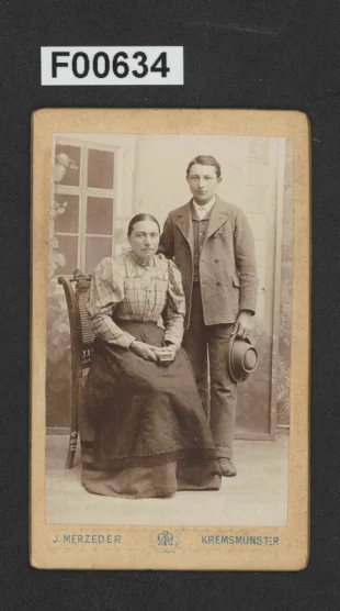 kabinetní portrétní vizitková fotografie
