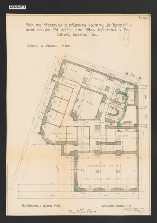 Obytný dům Ferdinanda Aufrichta, Moravská Ostrava, ul. 28. října 238/55
