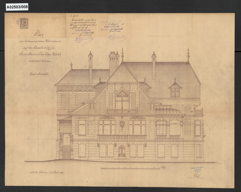 Obytný dům Hanse a Olgy Ulrichových, Moravská Ostrava, ul. Sokolská 175/6