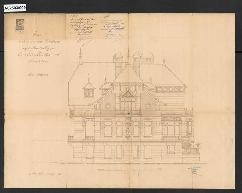 Obytný dům Hanse a Olgy Ulrichových, Moravská Ostrava, ul. Sokolská 175/6