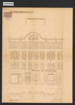 Nájemní dům Františka Srny s lékárnou, Moravská Ostrava, ul. Nádražní 449/37