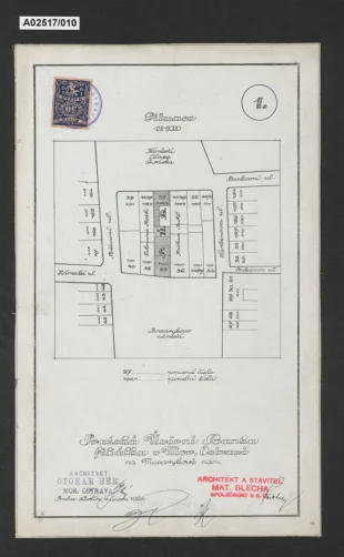 Přestavba domu č. 37 pro Pražskou úvěrní banku, Moravská Ostrava, Masarykovo nám. 37/20