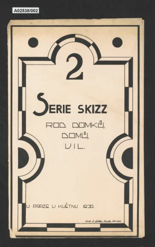 Série skic rodinných domů a vil (vzorník)