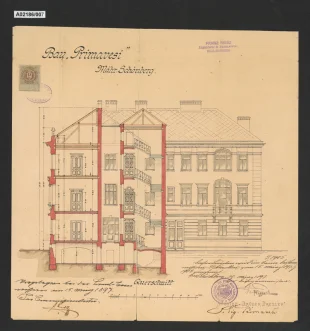 Palác M.Primavesiho, Šumperk, ul.Žerotínova 11, čp.267