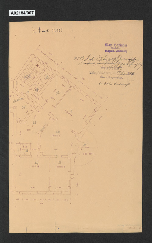 Kino Maxe Saxingera, Šumperk, Slovanská 16, čp.275