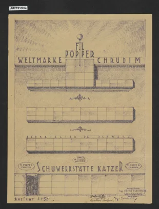 Obchodní a nájemní dům O.Katzera, Šumperk, Hlavní tř.19, čp.437