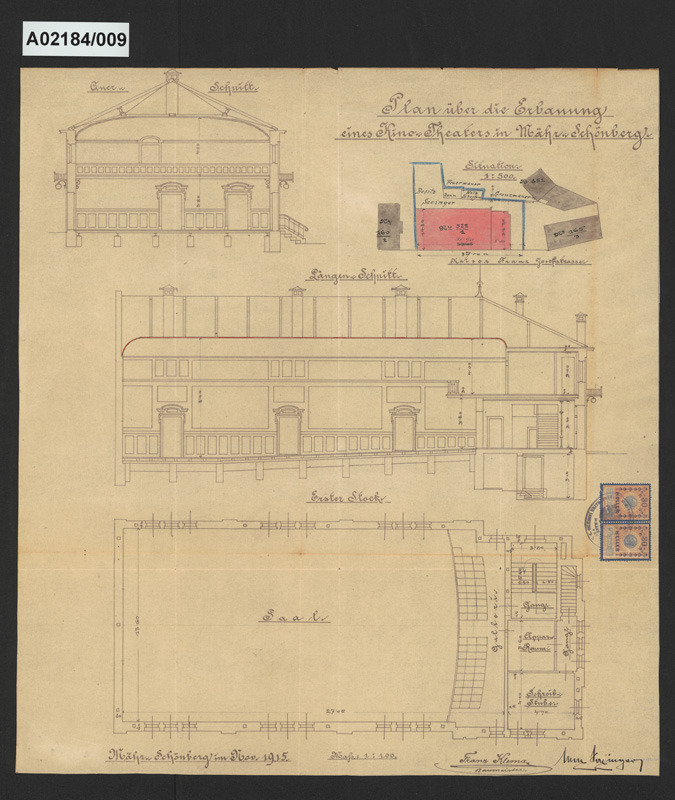 Kino Maxe Saxingera, Šumperk, Slovanská 16, čp.275
