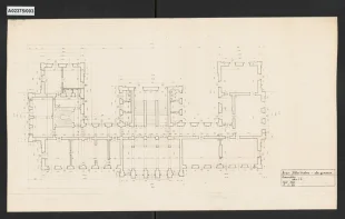 Státní německé gymnásium, Brno, Komenského nám. Čp 6 (budoucí Masarykovo nám.)