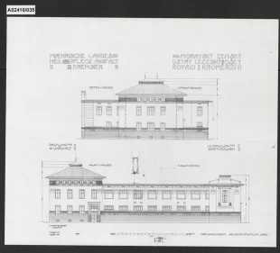 Zemský ústav choromyslných, Kroměříž, ul. Havlíčkova 1265