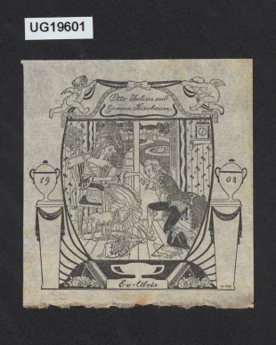 Ex-libris Otto Iulius und Gemma Bierbaum