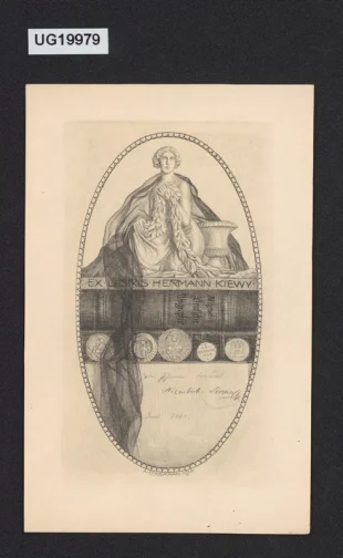 Ex libris Hermann Kiewy