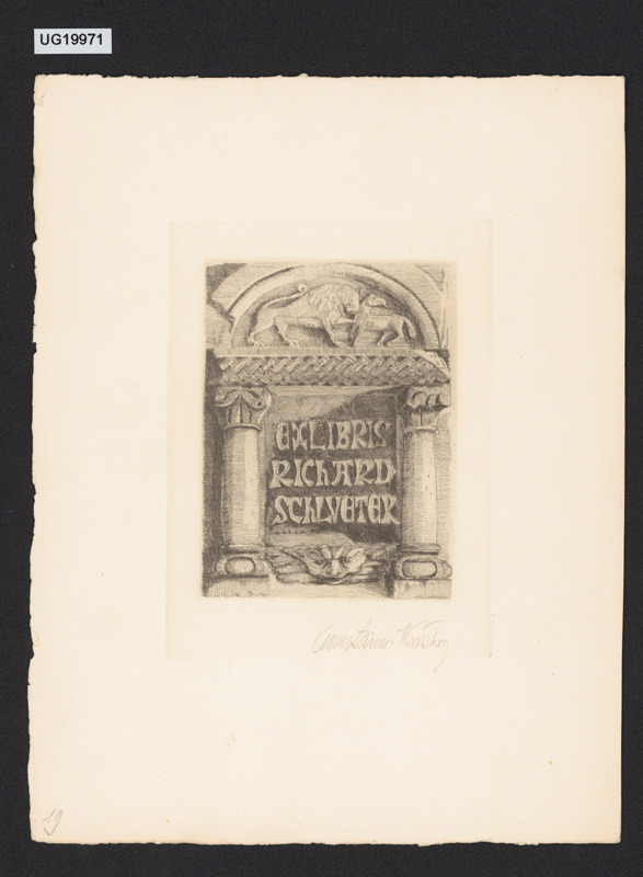 Exlibris Richard Schlueter