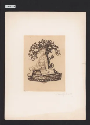 Ex libris Emil u. Helene Jaenisch
