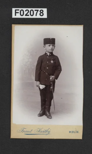 kabinetní portrétní vizitková fotografie