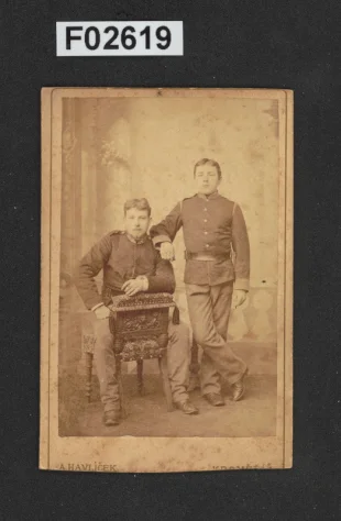 kabinetní portrétní vizitková fotografie