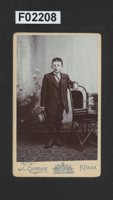 kabinetní portrétní vizitková fotografie