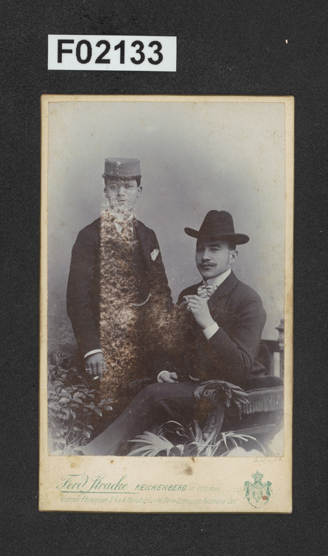 kabinetní portrétní vizitková fotografie