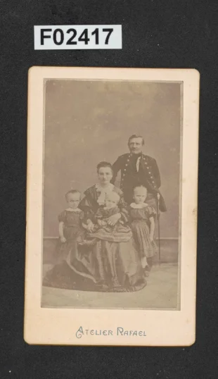 kabinetní portrétní vizitková fotografie