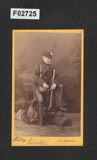 kabinetní portrétní vizitková fotografie