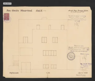 Obytný dům Gertrudy Groagové, Olomouc-Nová Ulice, č.p. 454 (Mozartova 454/36)