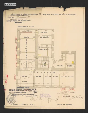 Přestavba banky Slavia, Olomouc, nám. Národních hrdinů č.p. 622 (č.o. 4)