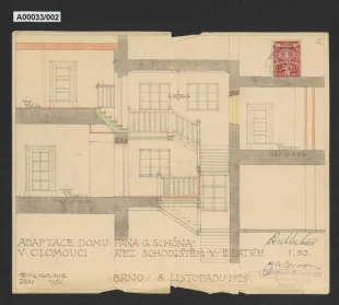 Adaptace domu G. Schöna, Olomouc, Horní nám. č.p. 204 (č.o. 13)