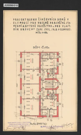 Domy Obecně prospěšného stavebního a bytového družstva "Pod vlastním krovem", Olomouc, č.p. 1016 a 1019 (Starodružiníků 1016/4 a kpt. Nálepky 1019/18)