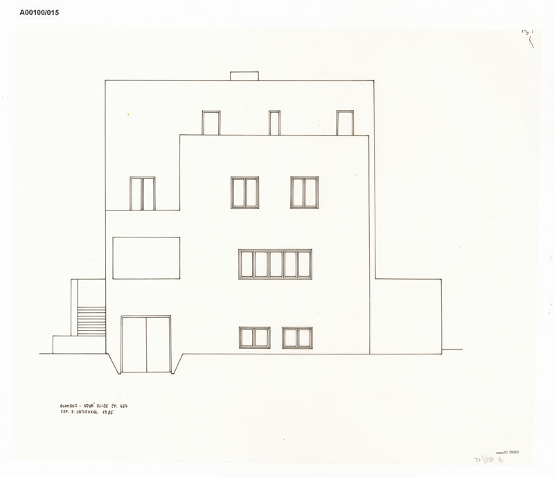 Obytný dům Gertrudy Groagové, Olomouc-Nová Ulice, č.p. 454 (Mozartova 454/36)