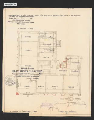 Přestavba banky Slavia, Olomouc, nám. Národních hrdinů č.p. 622 (č.o. 4)