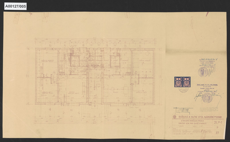 Sídliště Báňské a hutní společnosti, Olomouc-Hejčín, Erenburgova č. p. 295, Matochova č.p. 301-302