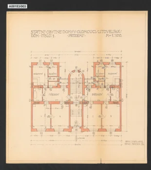 Státní obytné domy, Olomouc-Nová Ulice, Litovelská č.p. 346, 347 (č.o. 20, 22)