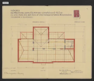 Přestavba domu dr. Otto Morgensterna - Říkovského, Olomouc, Vídeňská č.p. 636 (č.o. 10)