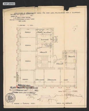 Přestavba banky Slavia, Olomouc, nám. Národních hrdinů č.p. 622 (č.o. 4)