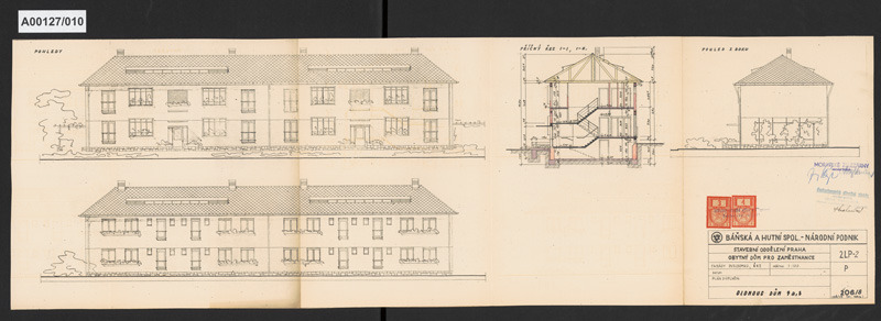 Sídliště Báňské a hutní společnosti, Olomouc-Hejčín, Erenburgova č. p. 295, Matochova č.p. 301-302
